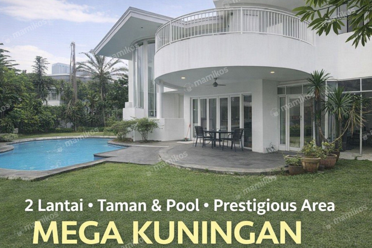 Rumah Sertifikat SHM 5 Kamar Tidur 3 Kamar Mandi Mega Kuningan Jakarta Selatan