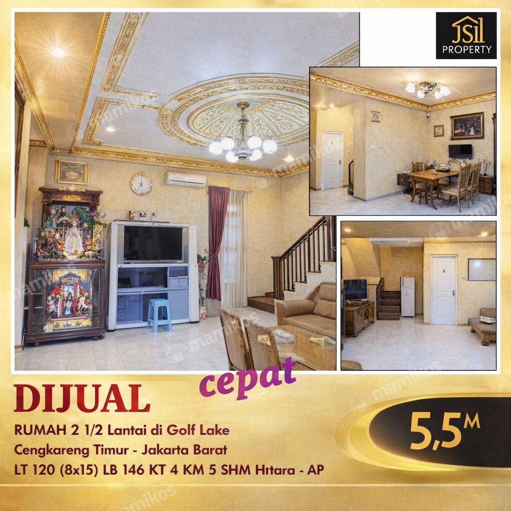 Rumah Sertifikat SHM 3 Kamar Tidur 2 Kamar Mandi Cengkareng Jakarta Barat - Photo 3