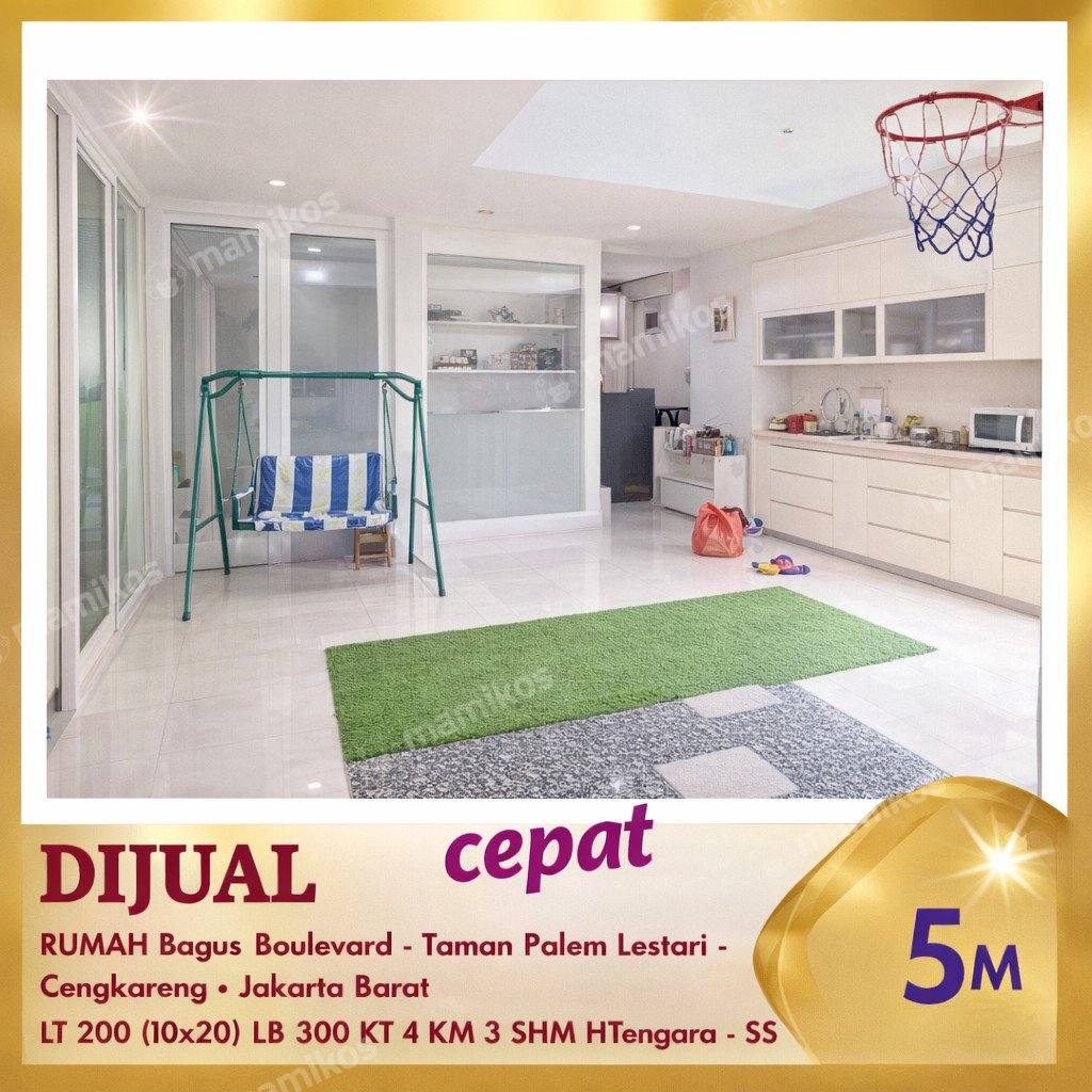 Rumah Sertifikat SHM 3 Kamar Tidur 2 Kamar Mandi Cengkareng Jakarta Barat - Photo 4