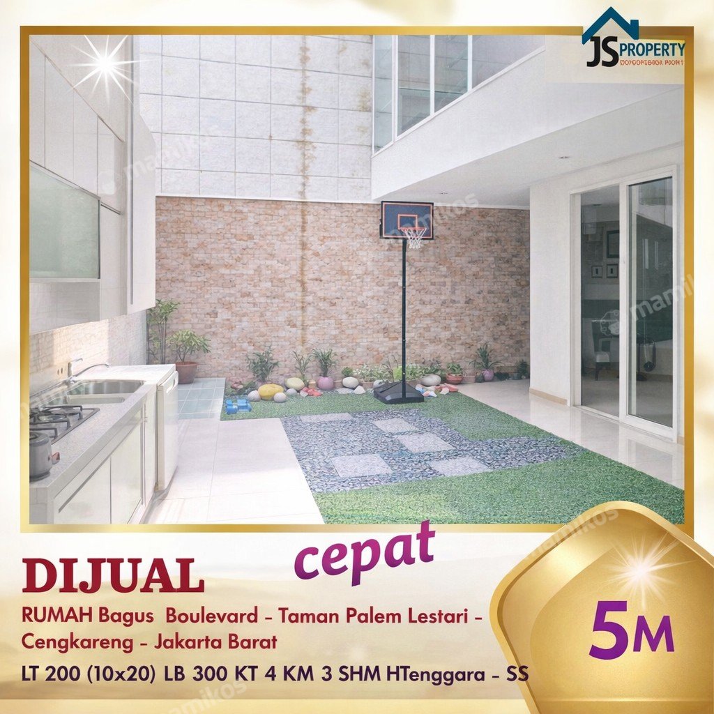 Rumah Sertifikat SHM 3 Kamar Tidur 2 Kamar Mandi Cengkareng Jakarta Barat - Photo 5