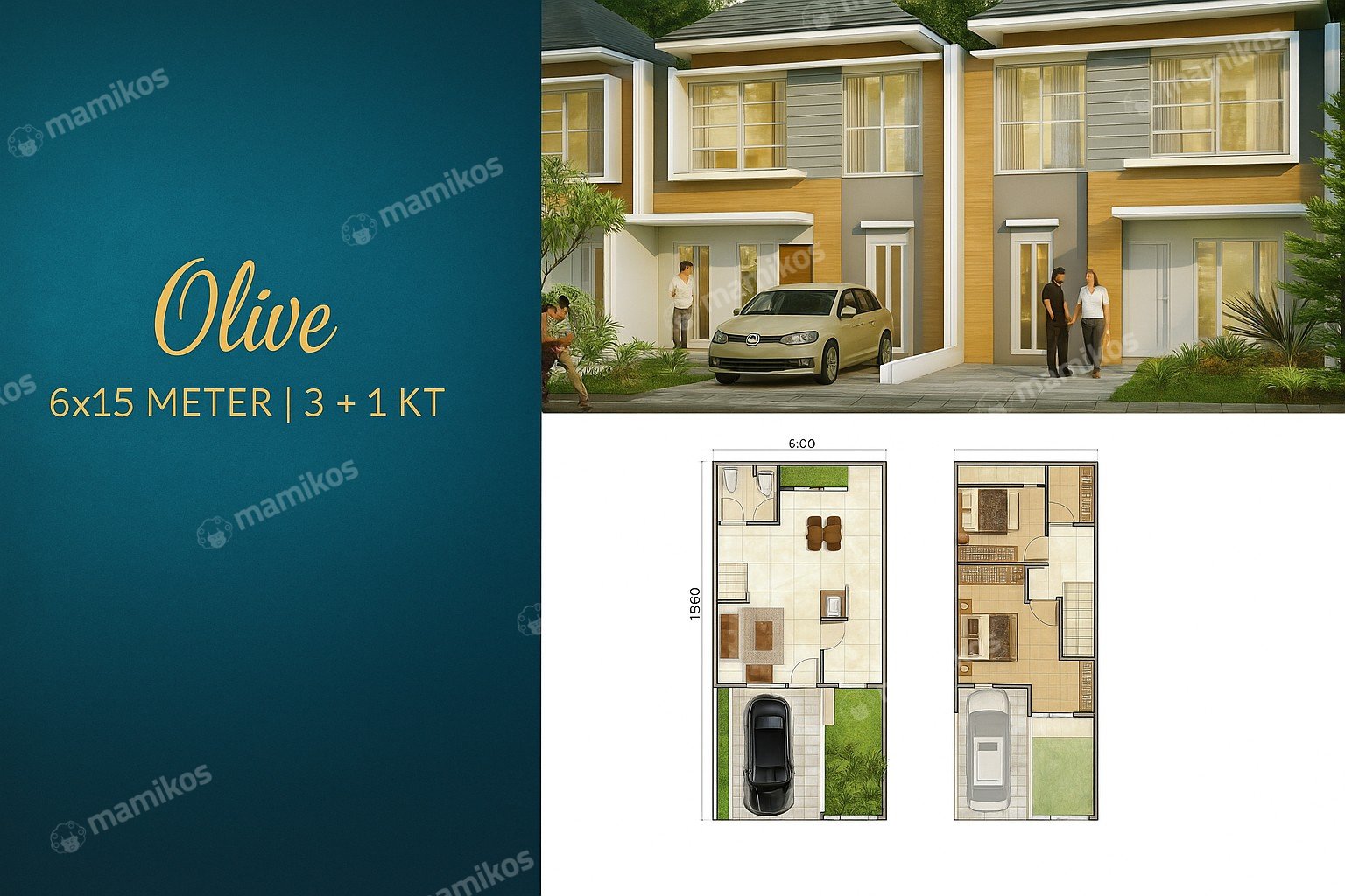 Rumah 3 Kamar Tidur 2 Kamar Mandi 2 Lantai Pantai Indah Kapuk Jakarta Utara