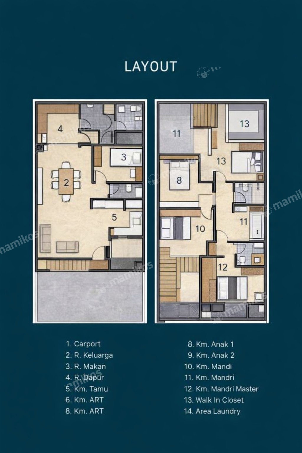 Rumah Sertifikat SHM 4 Kamar Tidur 3 Kamar Mandi Citra Garden Jakarta Barat - Photo 4
