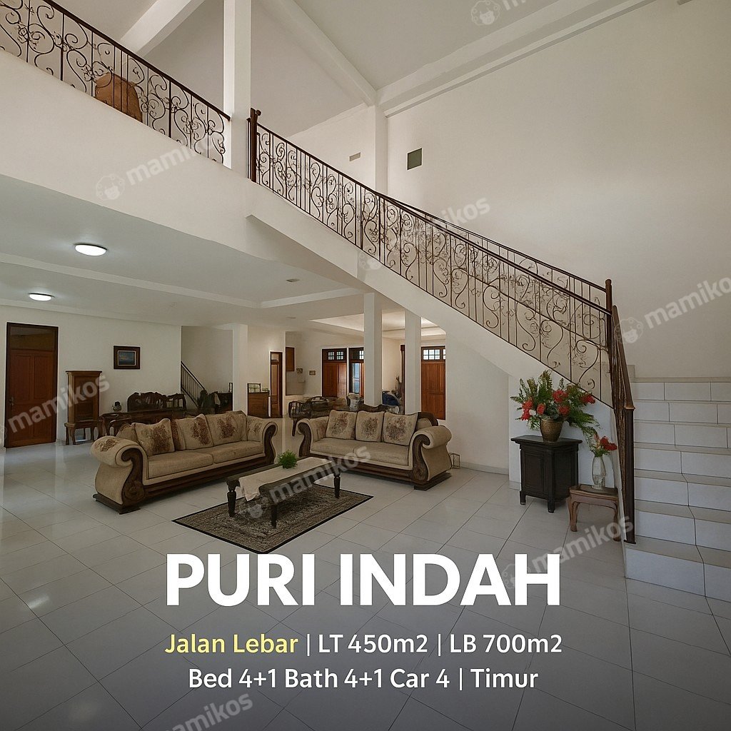 Rumah Sertifikat SHM 5 Kamar Tidur 5 Kamar Mandi Kembangan Jakarta Barat - Photo 2