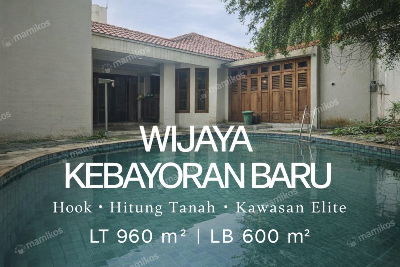 Rumah Sertifikat SHM 7 Kamar Tidur 7 Kamar Mandi Wijaya Jakarta Selatan