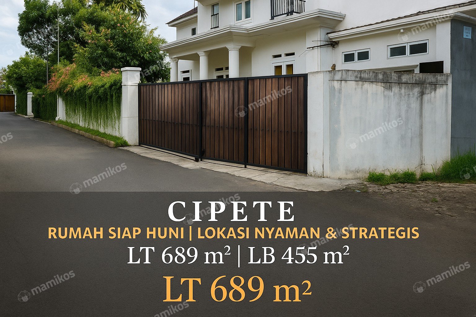 Rumah Sertifikat SHM 5 Kamar Tidur 4 Kamar Mandi Cipete Jakarta Selatan