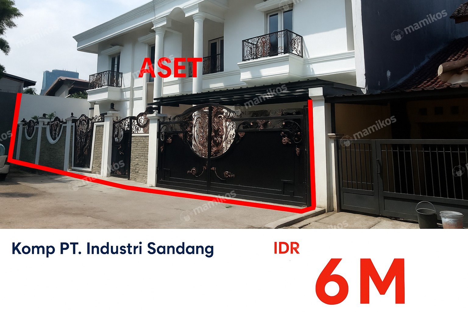 Rumah Sertifikat SHM 5 Kamar Tidur 4 Kamar Mandi Palmerah Jakarta Barat
