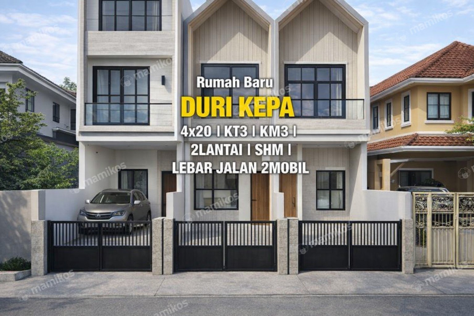 Rumah Sertifikat SHM 3 Kamar Tidur 3 Kamar Mandi Duri Kepa Jakarta Barat