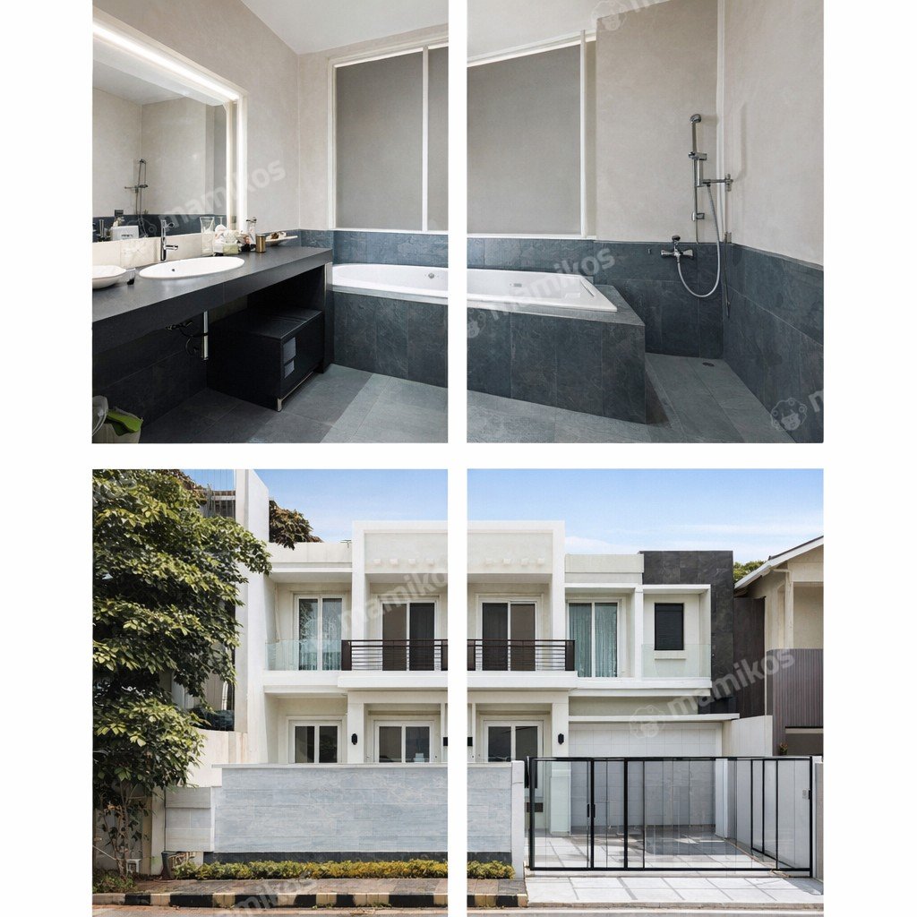 Rumah Sertifikat SHM 6 Kamar Tidur 5 Kamar Mandi Permata Buana Jakarta Barat - Photo 2