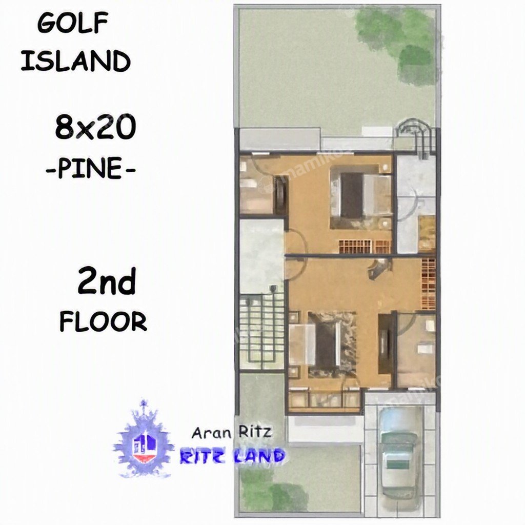 Rumah Sertifikat Hak Pakai 3 Kamar Tidur 3 Kamar Mandi Golf Island Jakarta Utara - Photo 5