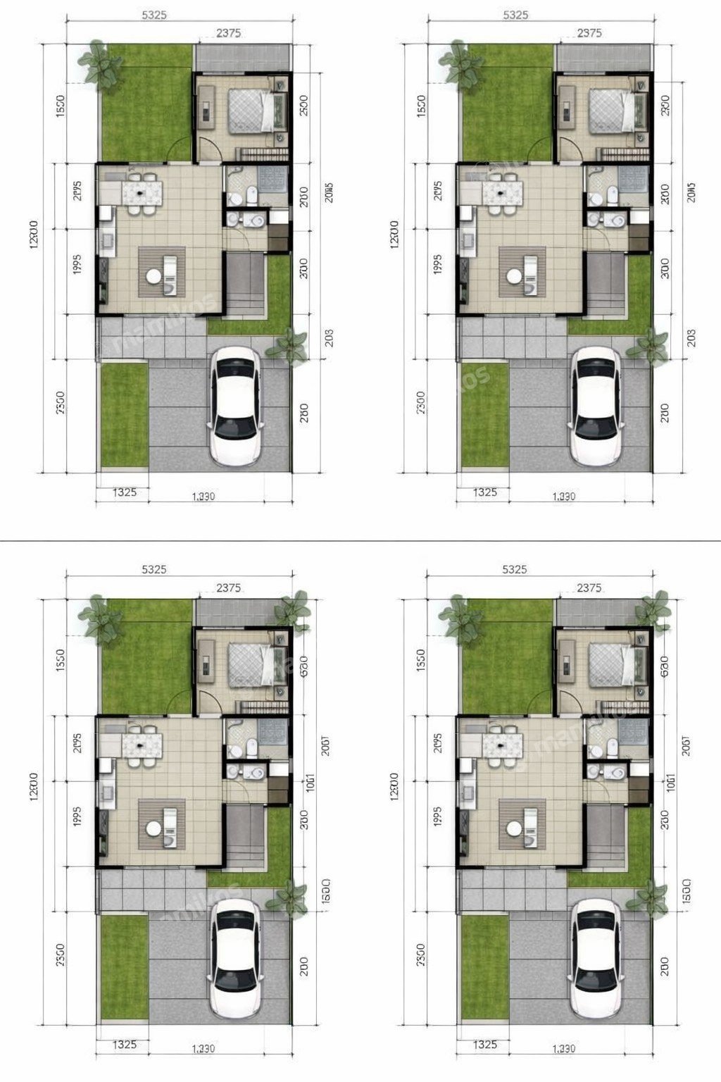 Rumah Sertifikat SHM 3 Kamar Tidur 4 Kamar Mandi Duri Kosambi Jakarta Barat - Photo 2