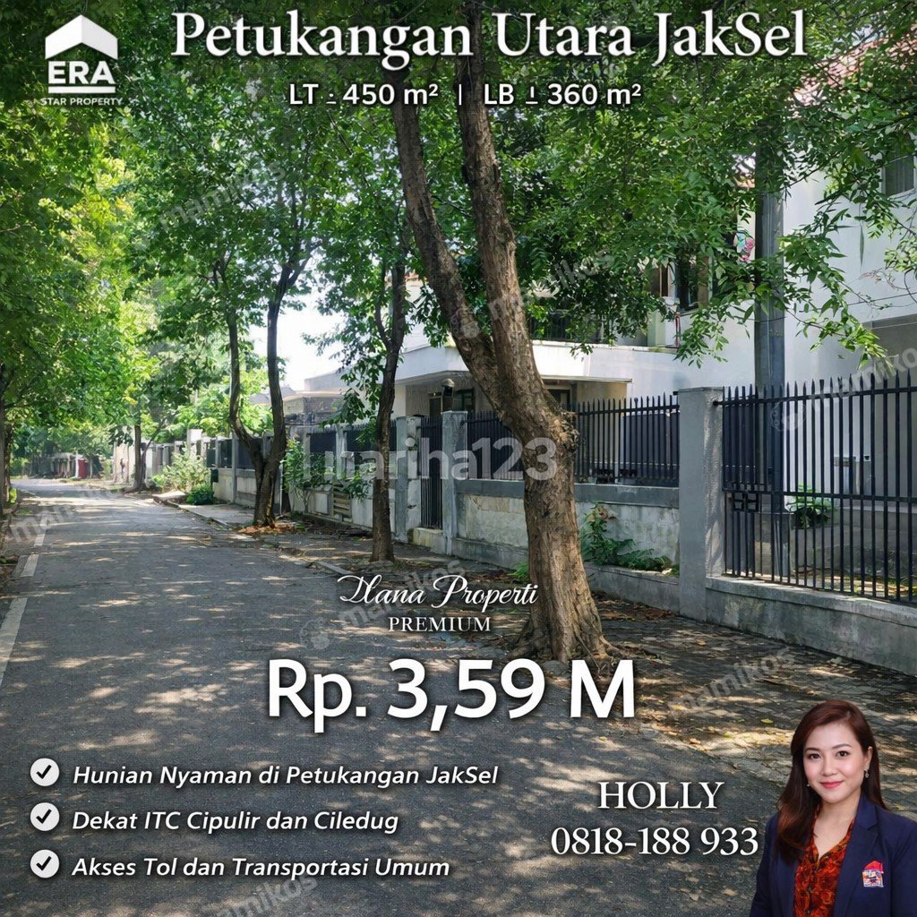 Rumah Sertifikat SHM 3 Kamar Tidur 3 Kamar Mandi Petukangan Jakarta Selatan - Photo 4