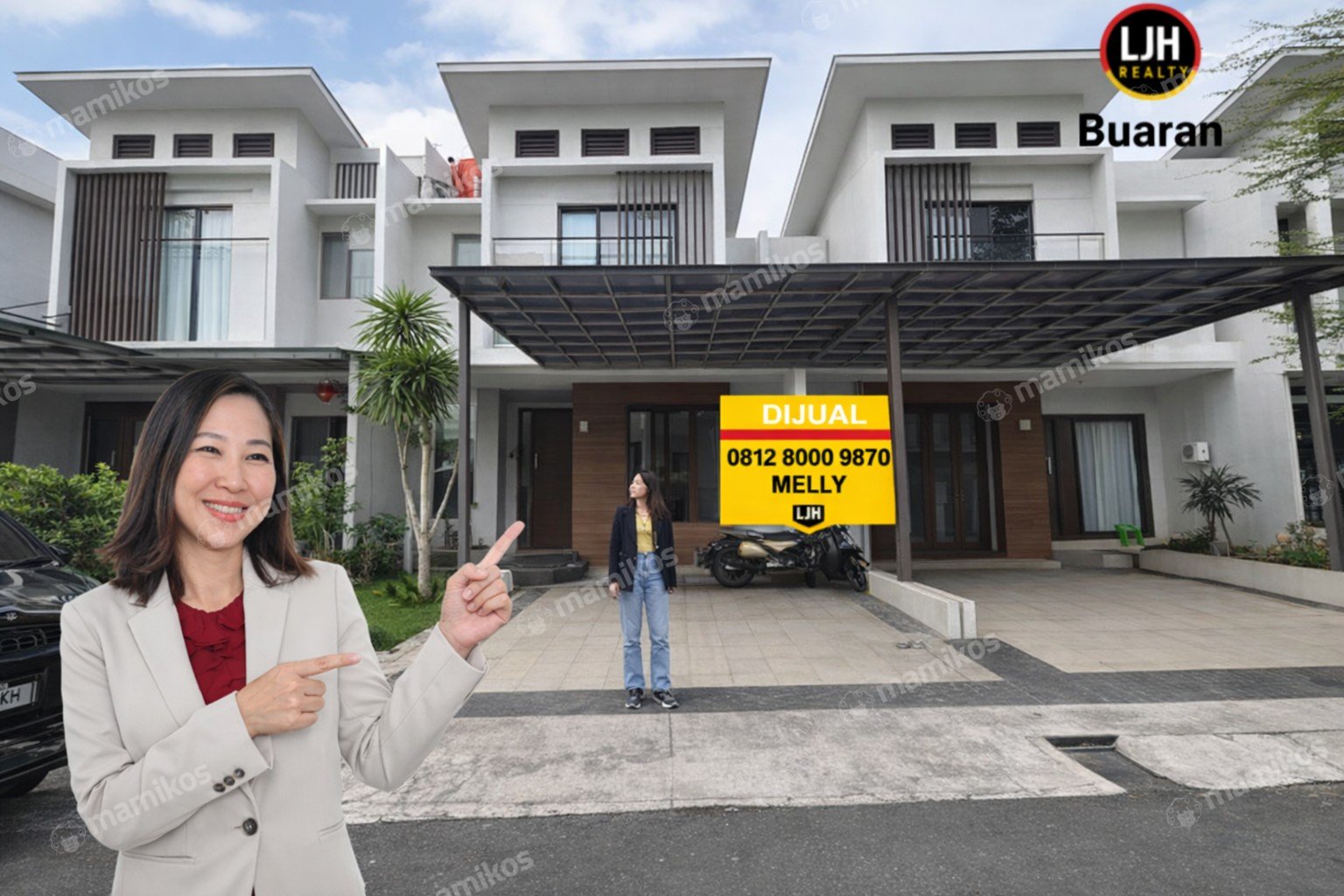 Rumah Sertifikat HGB 3 Kamar Tidur 3 Kamar Mandi Jakarta Garden City Jakarta Timur