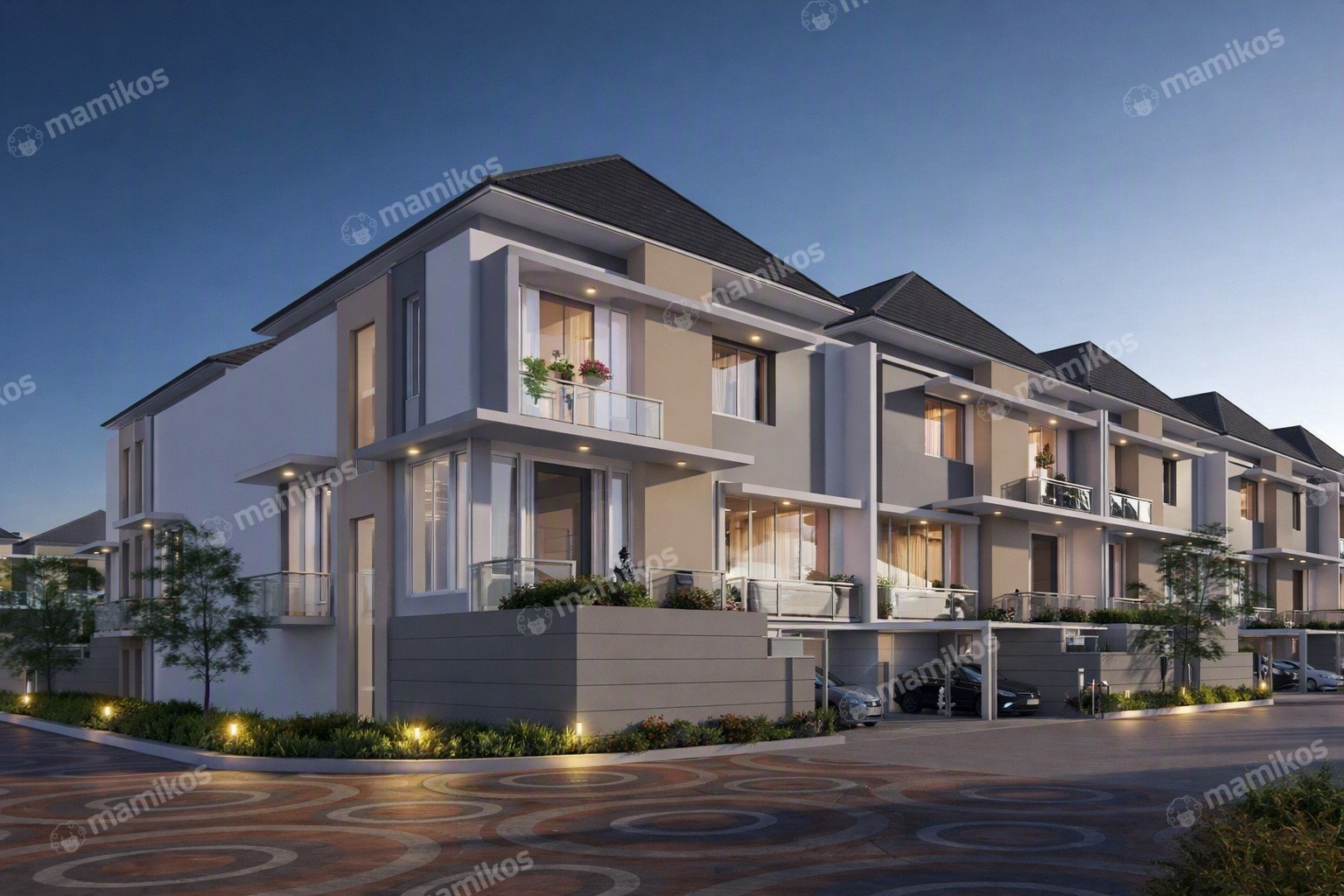 Rumah 3 Kamar Tidur 3 Kamar Mandi 2 Lantai Pantai Indah Kapuk Jakarta Utara - Photo 2