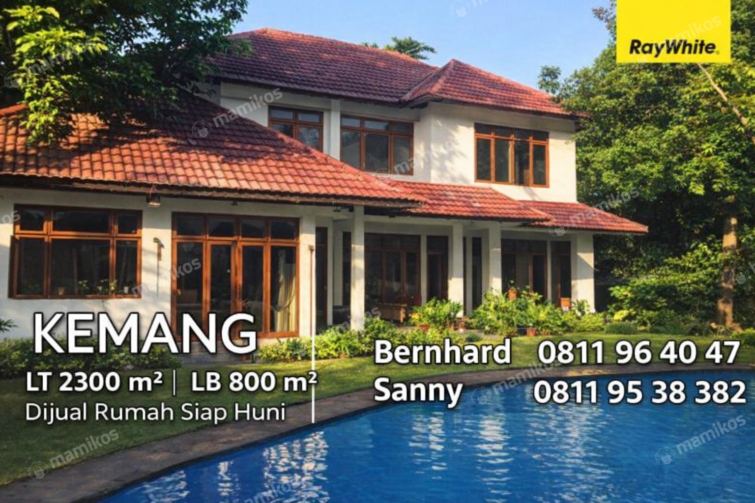 Rumah Sertifikat SHM 4 Kamar Tidur 4 Kamar Mandi Kemang Jakarta Selatan