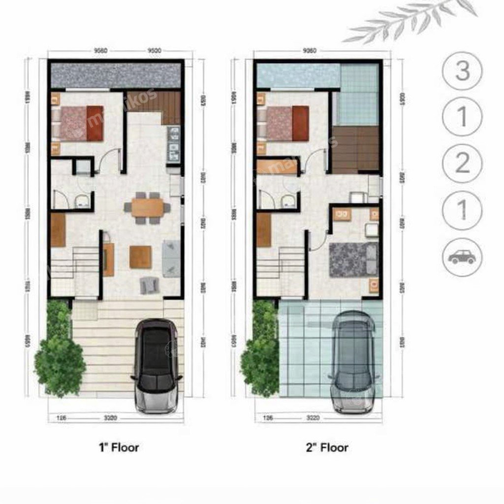 Rumah Baru Sertifikat HGB 3 Kamar Tidur Citra Grand Jakarta Timur - Photo 2