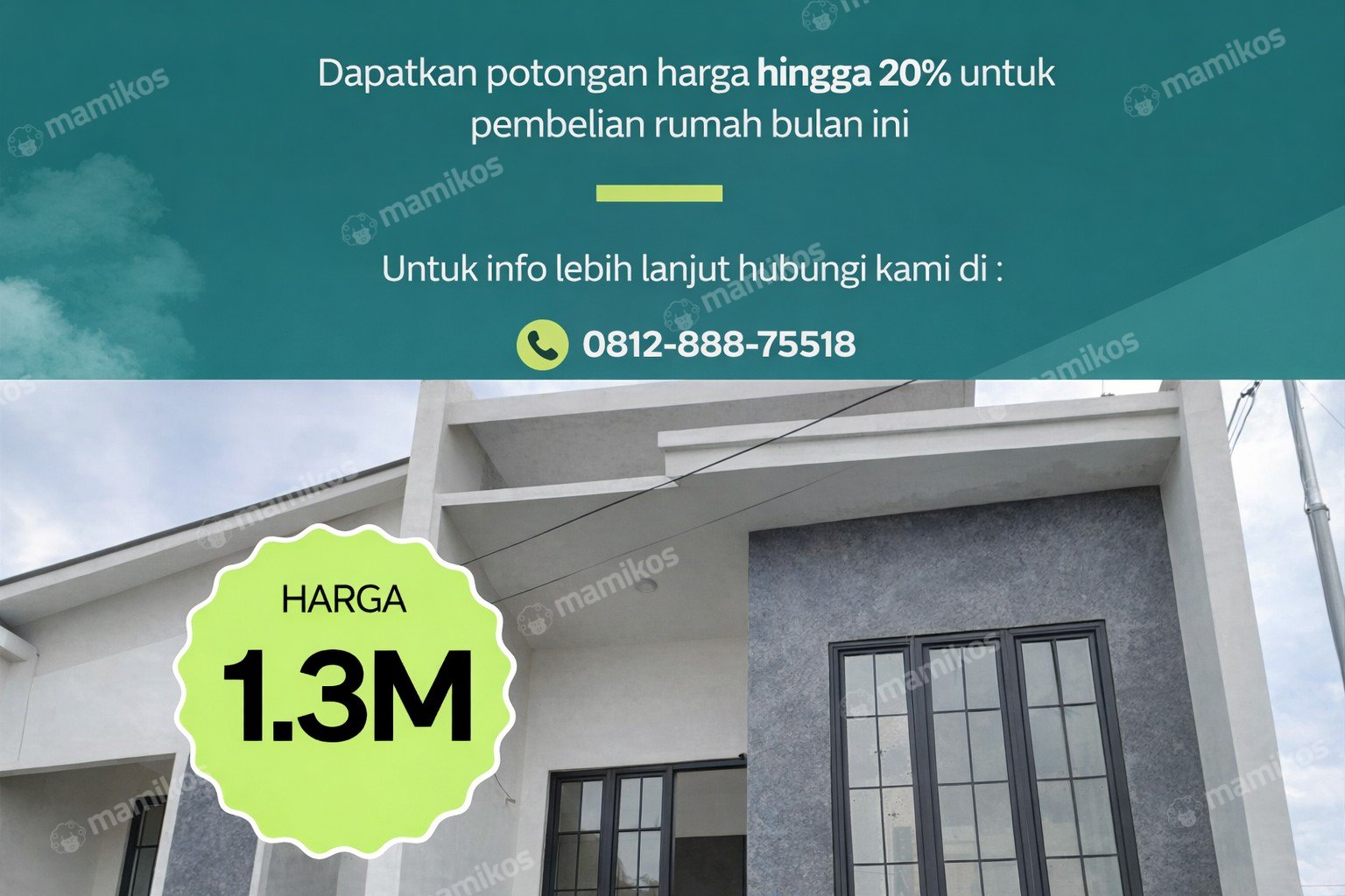 Rumah Sertifikat SHM 2 Kamar Tidur 2 Kamar Mandi Jati Padang Jakarta Selatan