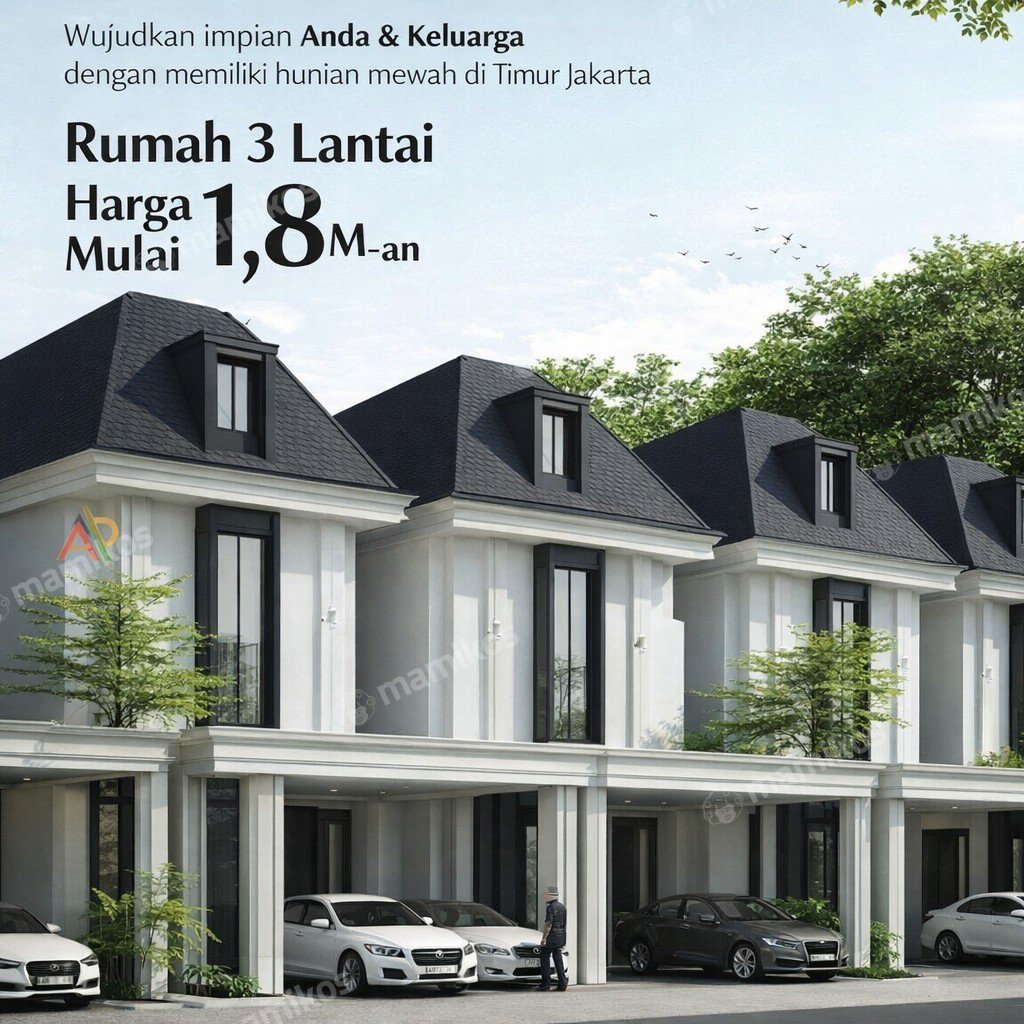 Rumah Sertifikat SHM 4 Kamar Tidur 3 Kamar Mandi Cipayung Jakarta Timur - Photo 2