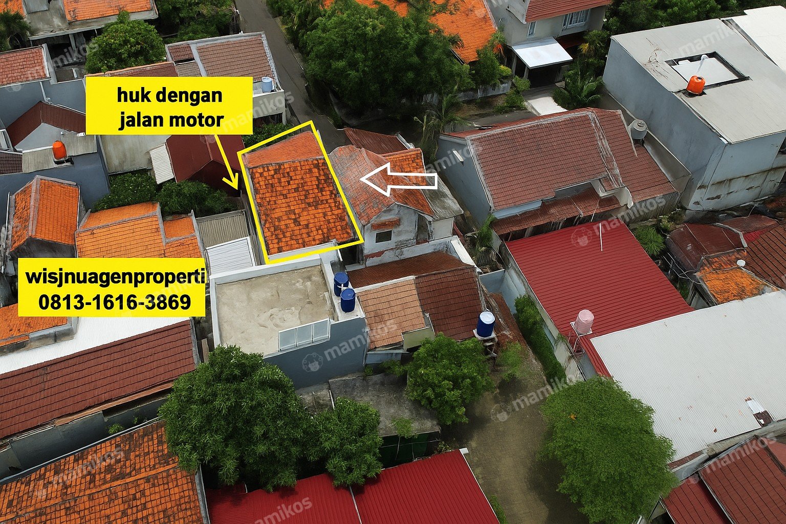 Rumah Sertifikat SHM 4 Kamar Tidur 2 Kamar Mandi Kemanggisan Jakarta Barat