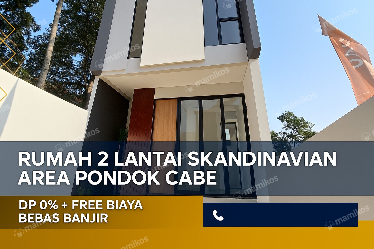 Rumah Baru Sertifikat SHM 3 Kamar Tidur Lebak Bulus Jakarta Selatan