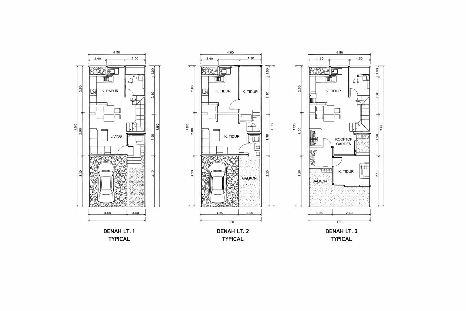 Rumah Sertifikat SHM 3 Kamar Tidur 3 Kamar Mandi Utan Kayu Jakarta Timur - Photo 5