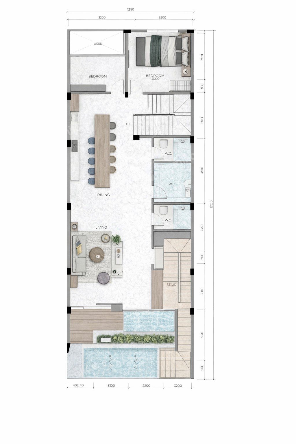 Rumah Sertifikat SHM 5 Kamar Tidur 4 Kamar Mandi Permata Buana Jakarta Barat - Photo 4