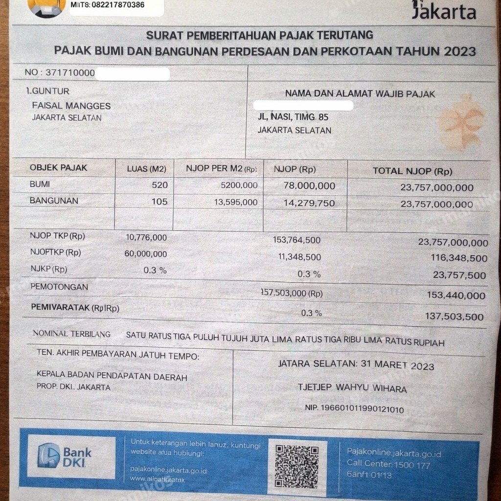 Rumah Sertifikat SHM 4 Kamar Tidur 2 Kamar Mandi Menteng Dalam Jakarta Selatan - Photo 2