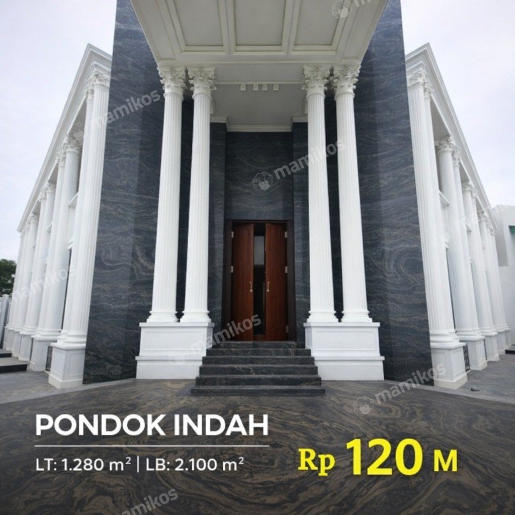 Rumah Sertifikat SHM 8 Kamar Tidur 8 Kamar Mandi Pondok Indah Jakarta Selatan - Photo 3