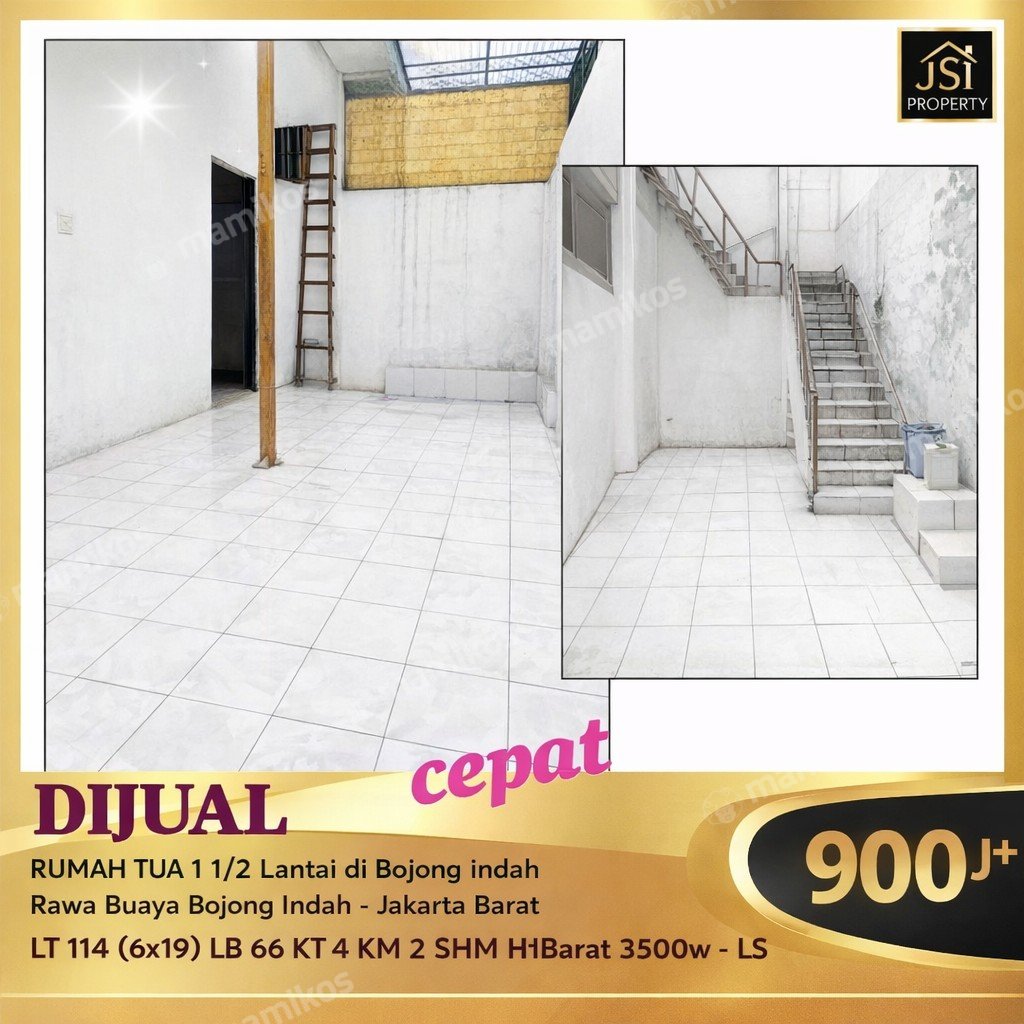 Rumah Sertifikat SHM 3 Kamar Tidur 2 Kamar Mandi Rawa Buaya Jakarta Barat - Photo 5