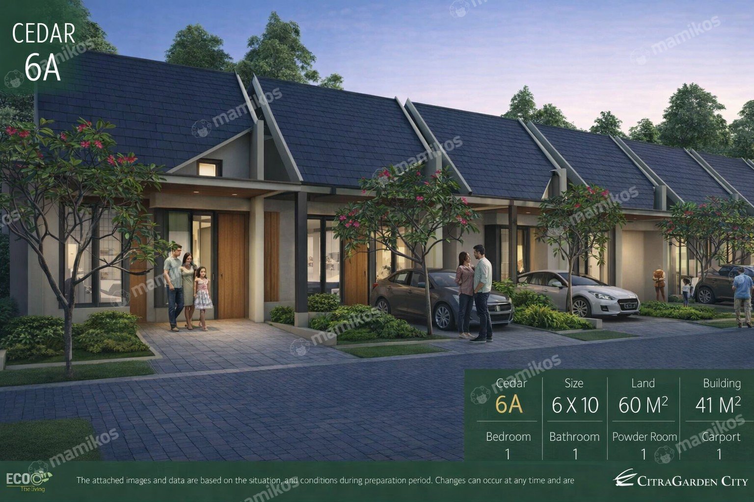 Rumah Sertifikat PPJB 1 Kamar Tidur 1 Kamar Mandi Citra Garden Jakarta Barat