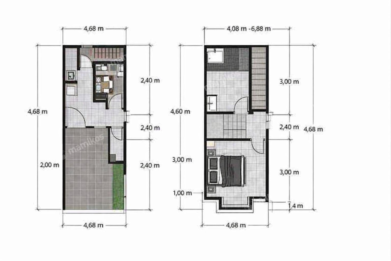Rumah Sertifikat SHM 2 Kamar Tidur 2 Kamar Mandi Pondok Gede Jakarta Timur - Photo 4