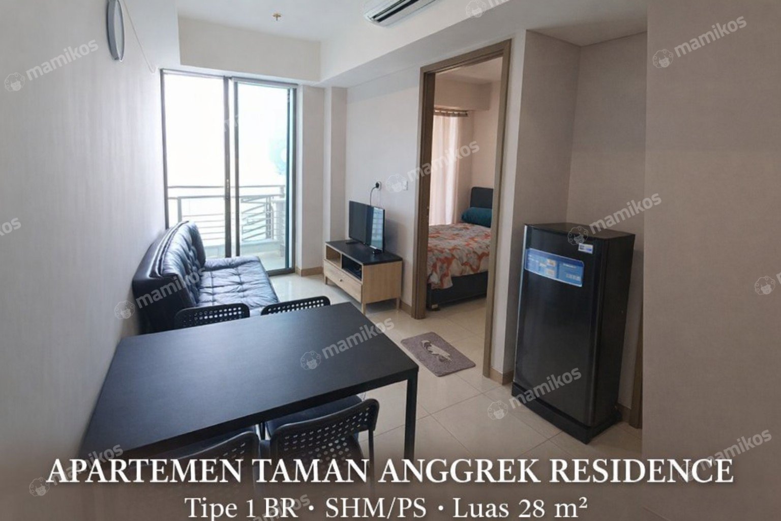 Rumah 1 Kamar Tidur 1 Kamar Mandi Taman Anggrek Jakarta Barat