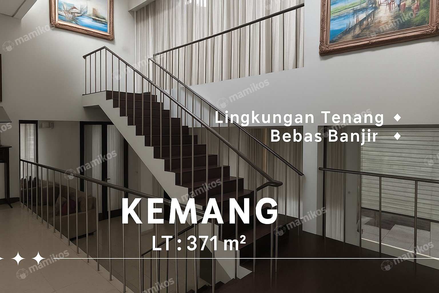 Rumah 4 Kamar Tidur 3 Kamar Mandi 2 Lantai Kemang Jakarta Selatan