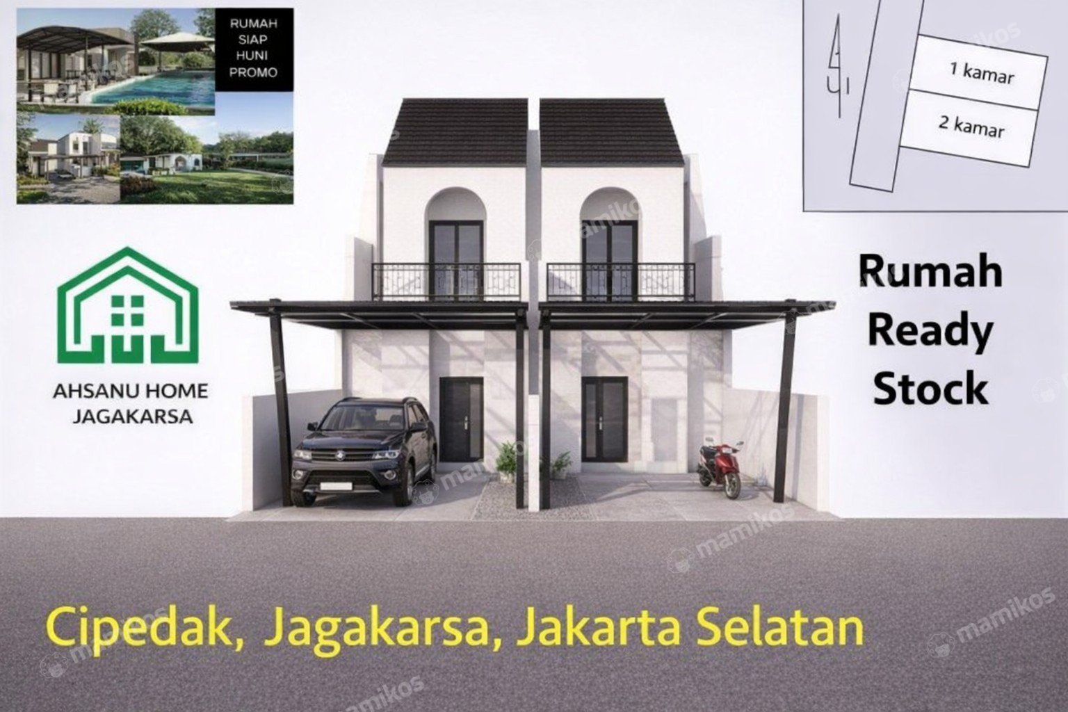 Rumah Baru Sertifikat SHM 3 Kamar Tidur Cipedak Jakarta Selatan - Photo 3