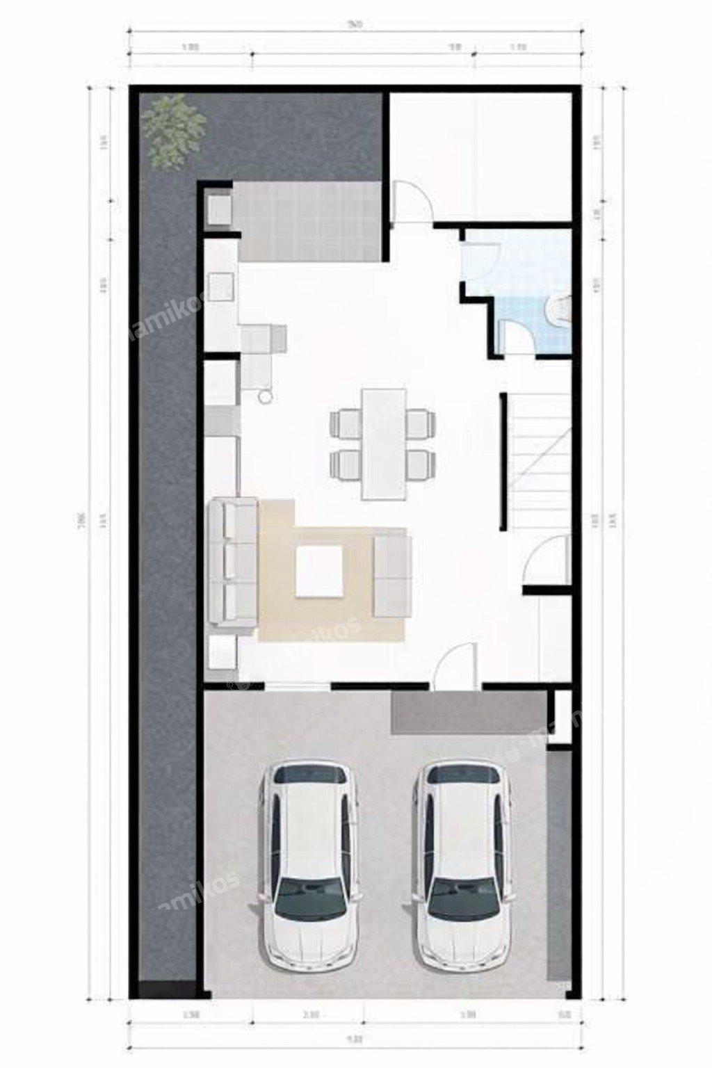 Rumah 4 Kamar Tidur 3 Kamar Mandi 2 Lantai Citra Garden Jakarta Barat - Photo 2