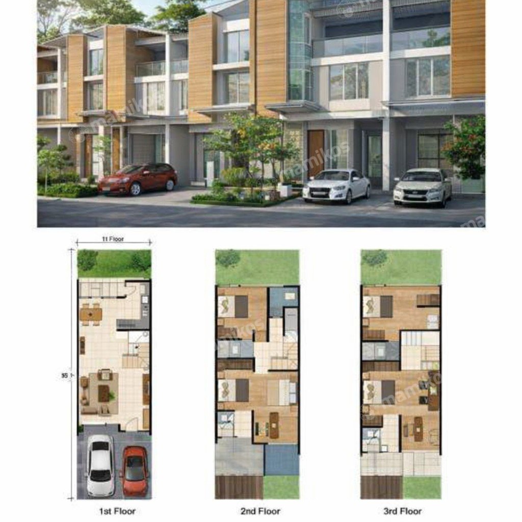 Rumah Baru 3 Kamar Tidur 3 Kamar Mandi Pantai Indah Kapuk Jakarta Utara - Photo 4