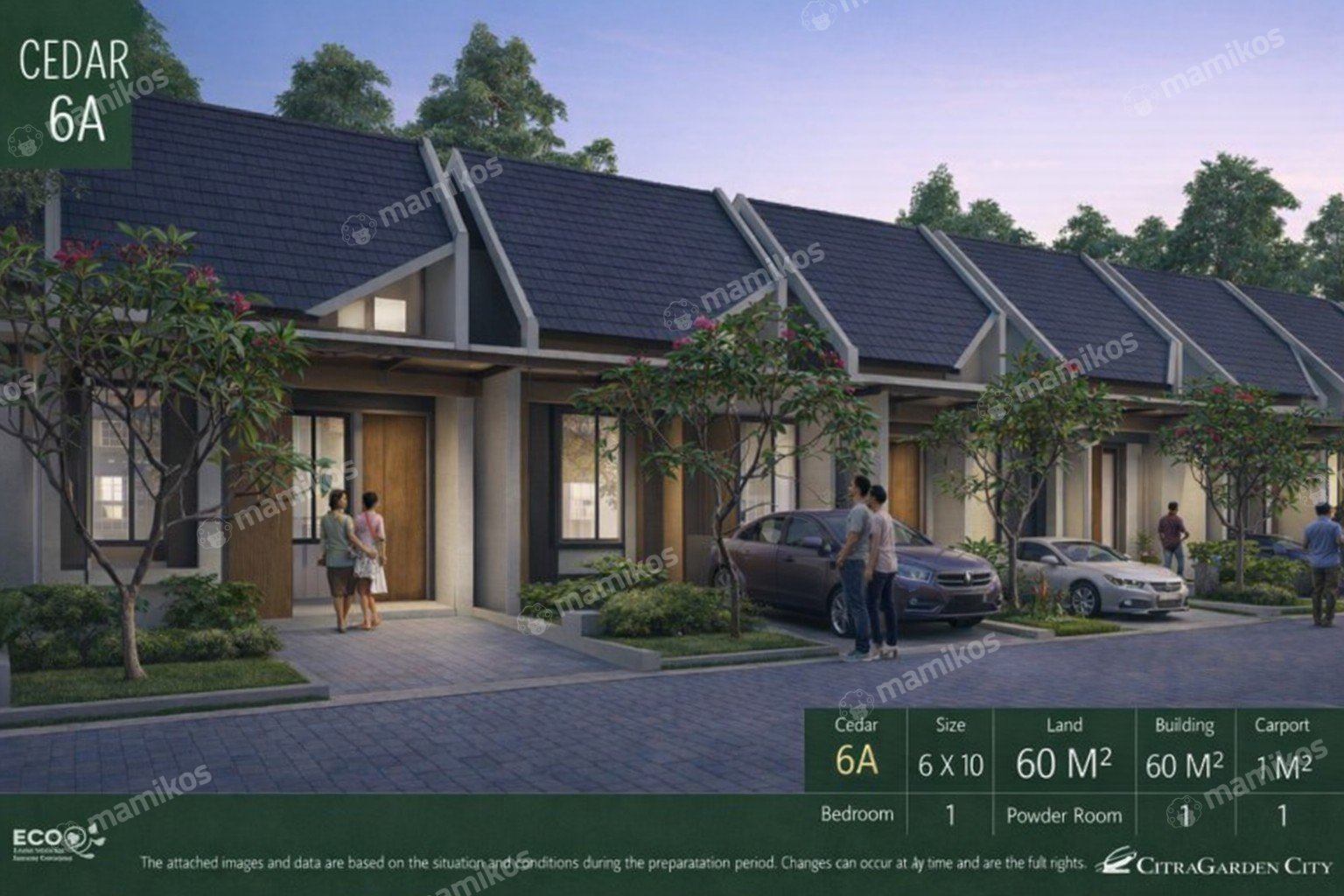 Rumah Sertifikat PPJB 1 Kamar Tidur 1 Kamar Mandi Citra Garden Jakarta Barat