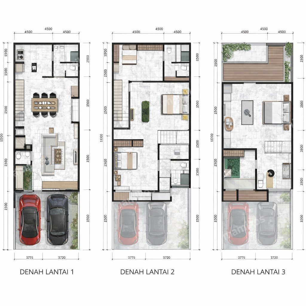 Rumah Baru Sertifikat HGB 4 Kamar Tidur Citra Garden Jakarta Barat - Photo 2