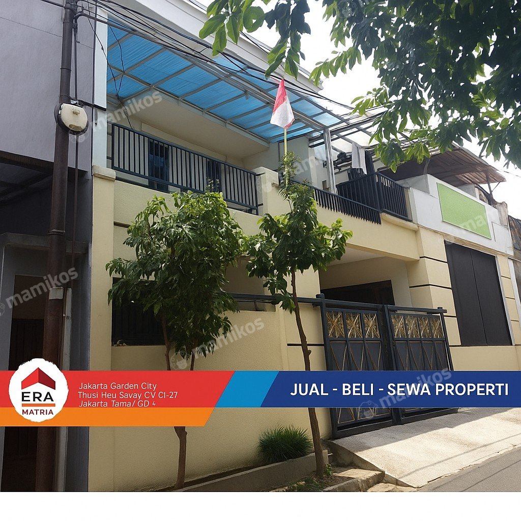 Rumah 8 Kamar Tidur 6 Kamar Mandi 3 Lantai Koja Jakarta Utara - Photo 2