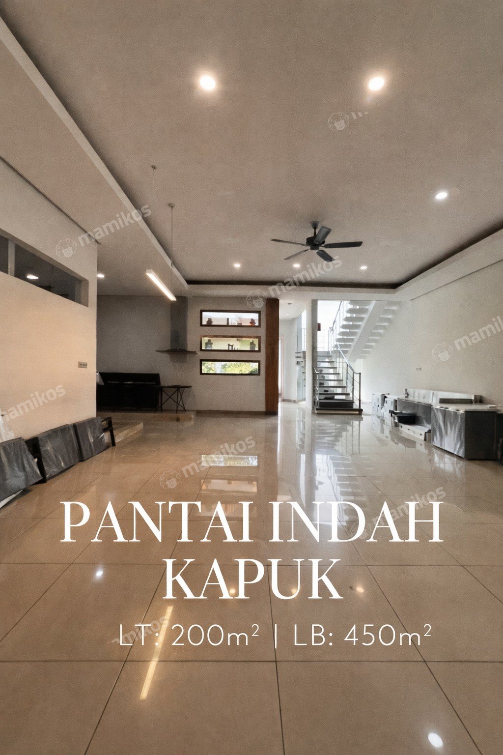 Rumah 7 Kamar Tidur 5 Kamar Mandi 3 Lantai Pantai Indah Kapuk Jakarta Utara - Photo 2