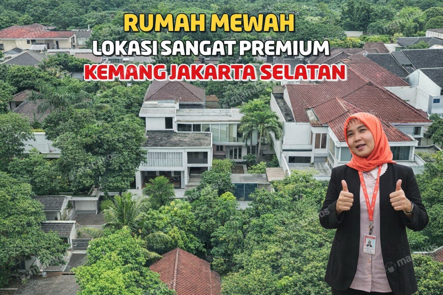 Rumah Sertifikat SHM 6 Kamar Tidur 7 Kamar Mandi Kemang Jakarta Selatan - Photo 2