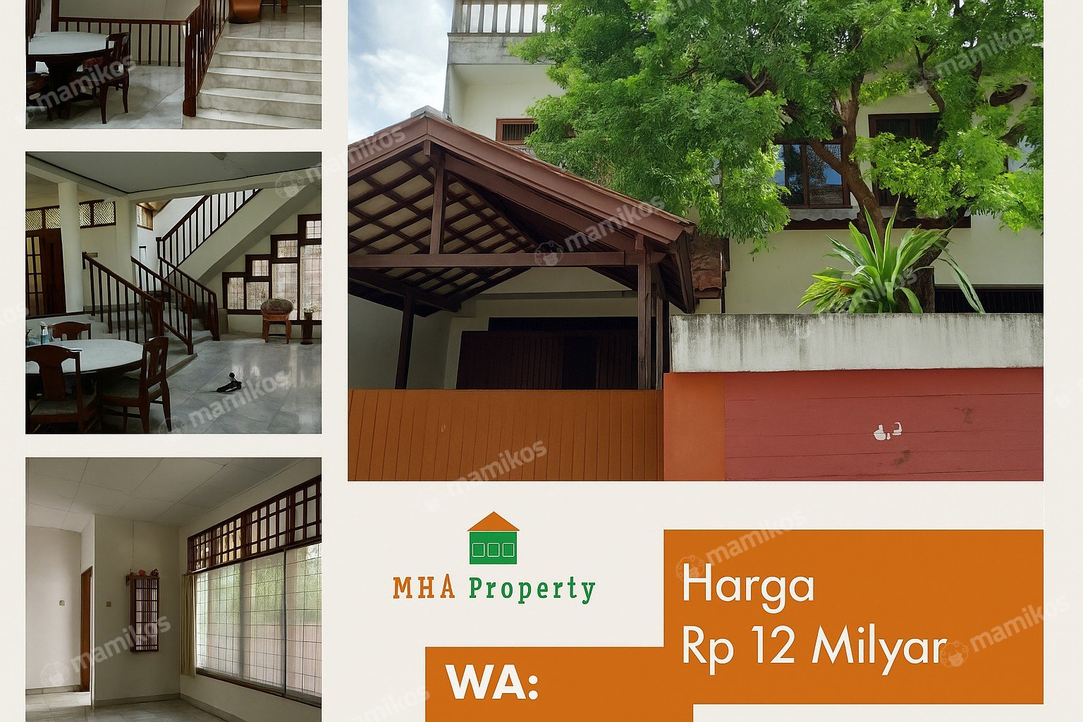 Rumah Sertifikat SHM 7 Kamar Tidur 4 Kamar Mandi Kalibata Jakarta Selatan