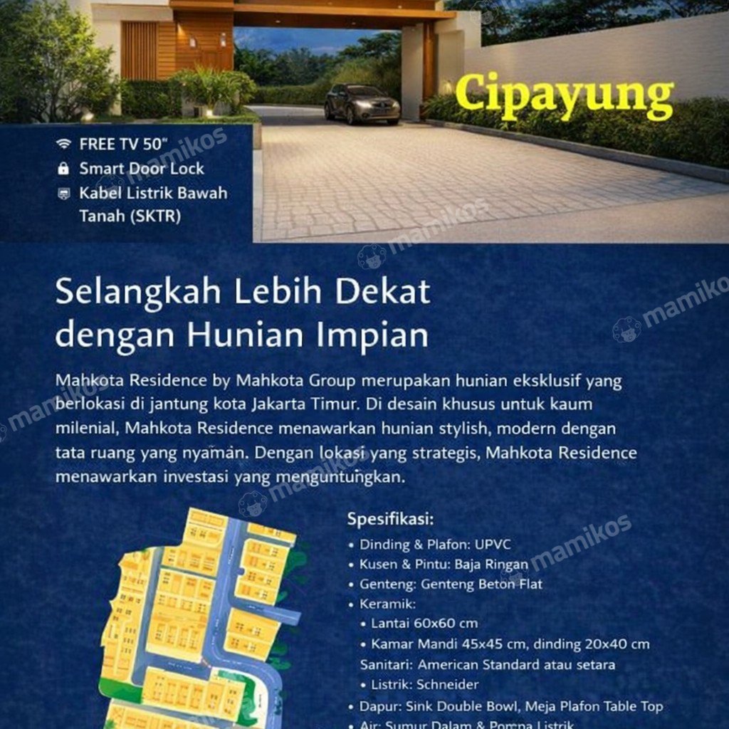 Rumah Baru Sertifikat SHM 3 Kamar Tidur Cipayung Jakarta Timur - Photo 4