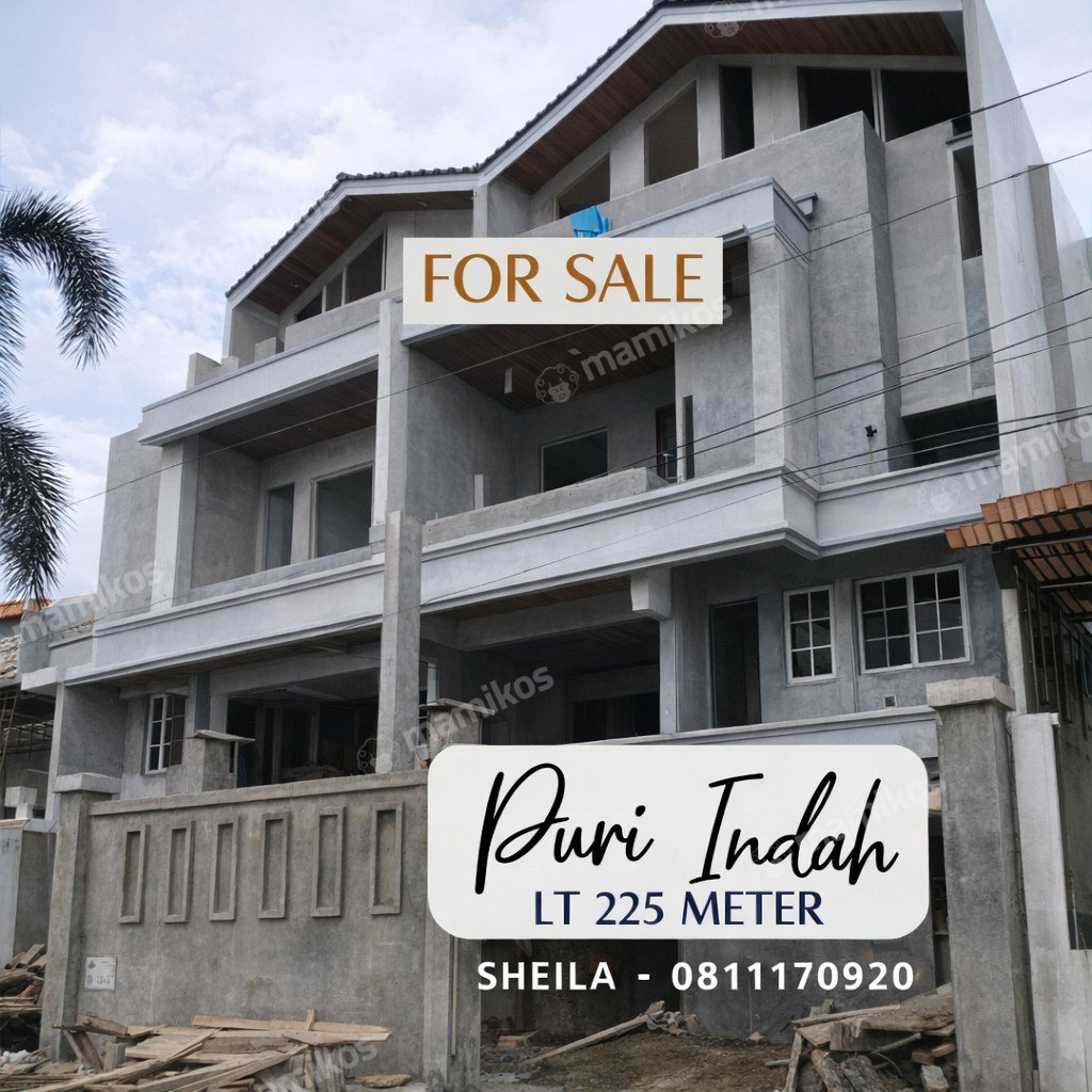 Rumah Sertifikat SHM 4 Kamar Tidur 4 Kamar Mandi Puri Indah Jakarta Barat - Photo 2