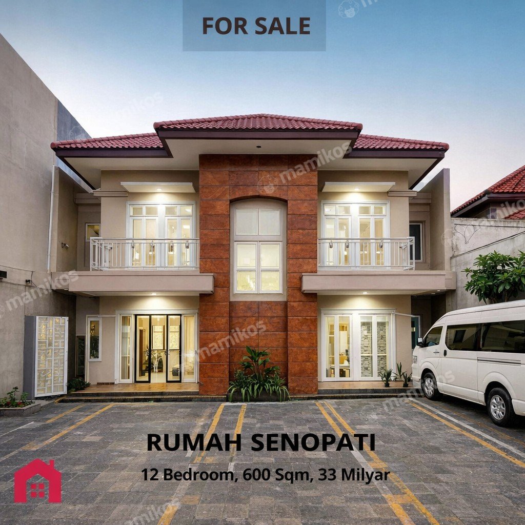 Rumah Sertifikat SHM 12 Kamar Tidur 5 Kamar Mandi Senopati Jakarta Selatan - Photo 2