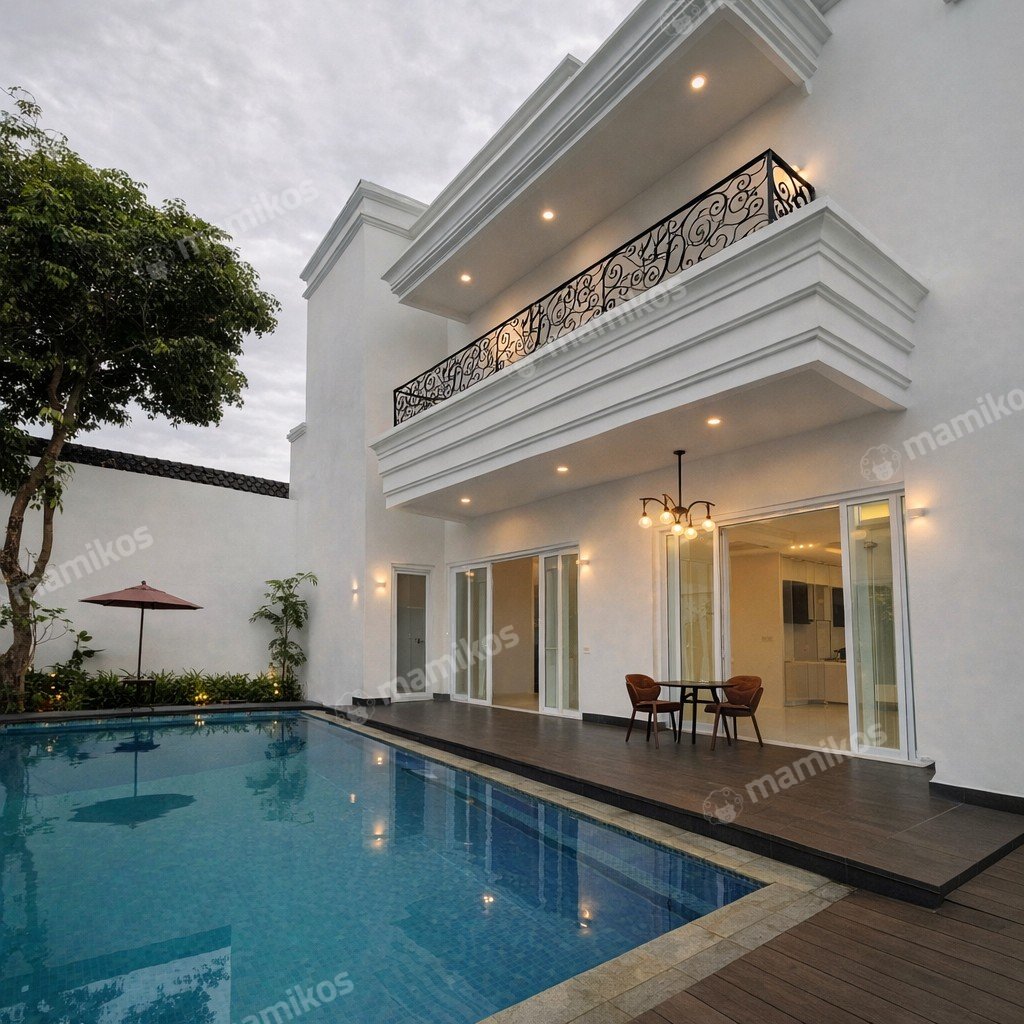 Rumah 7 Kamar Tidur 8 Kamar Mandi 2 Lantai Pondok Indah Jakarta Selatan - Photo 2