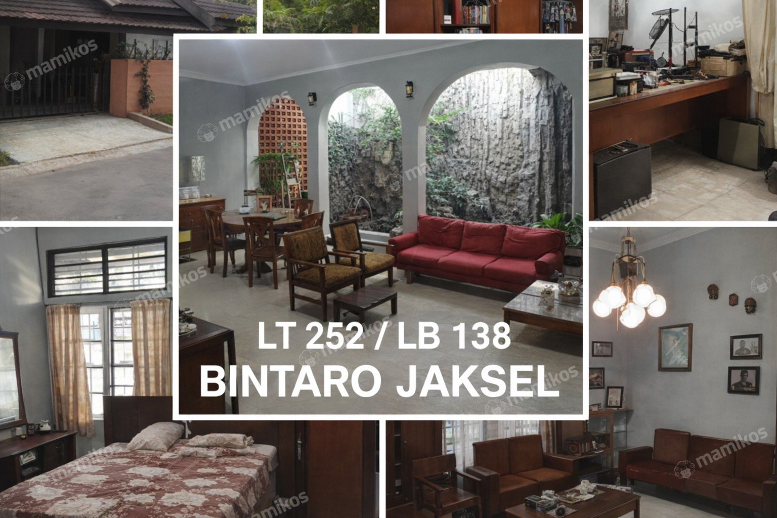 Rumah Sertifikat SHM 3 Kamar Tidur 2 Kamar Mandi Bintaro Jakarta Selatan