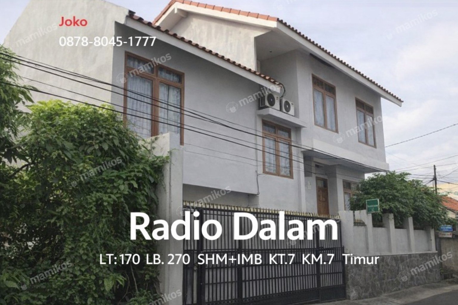 Rumah Sertifikat SHM 6 Kamar Tidur 6 Kamar Mandi Radio Dalam Jakarta Selatan