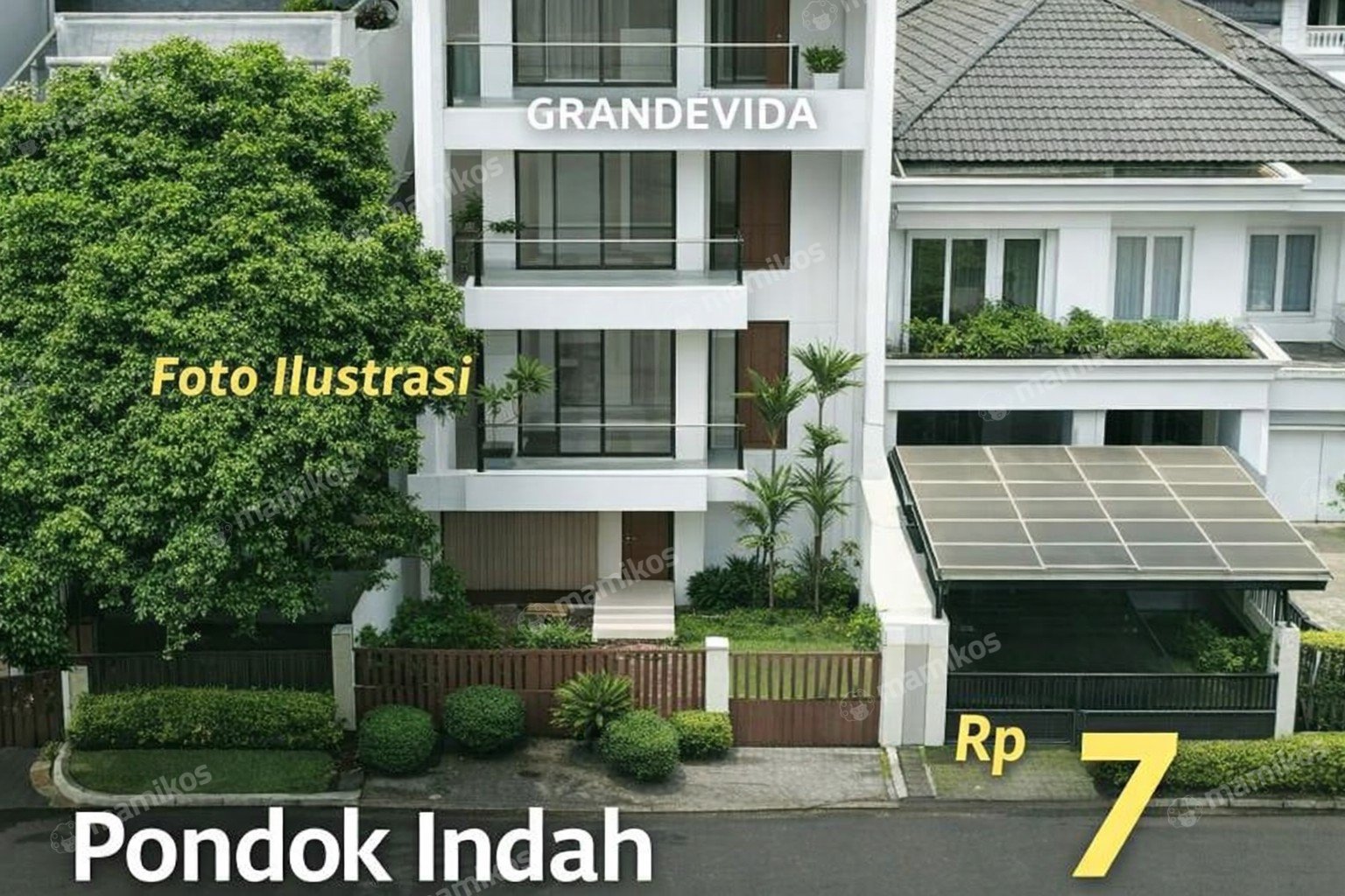Rumah Sertifikat SHM 4 Kamar Tidur 3 Kamar Mandi Pondok Indah Jakarta Selatan