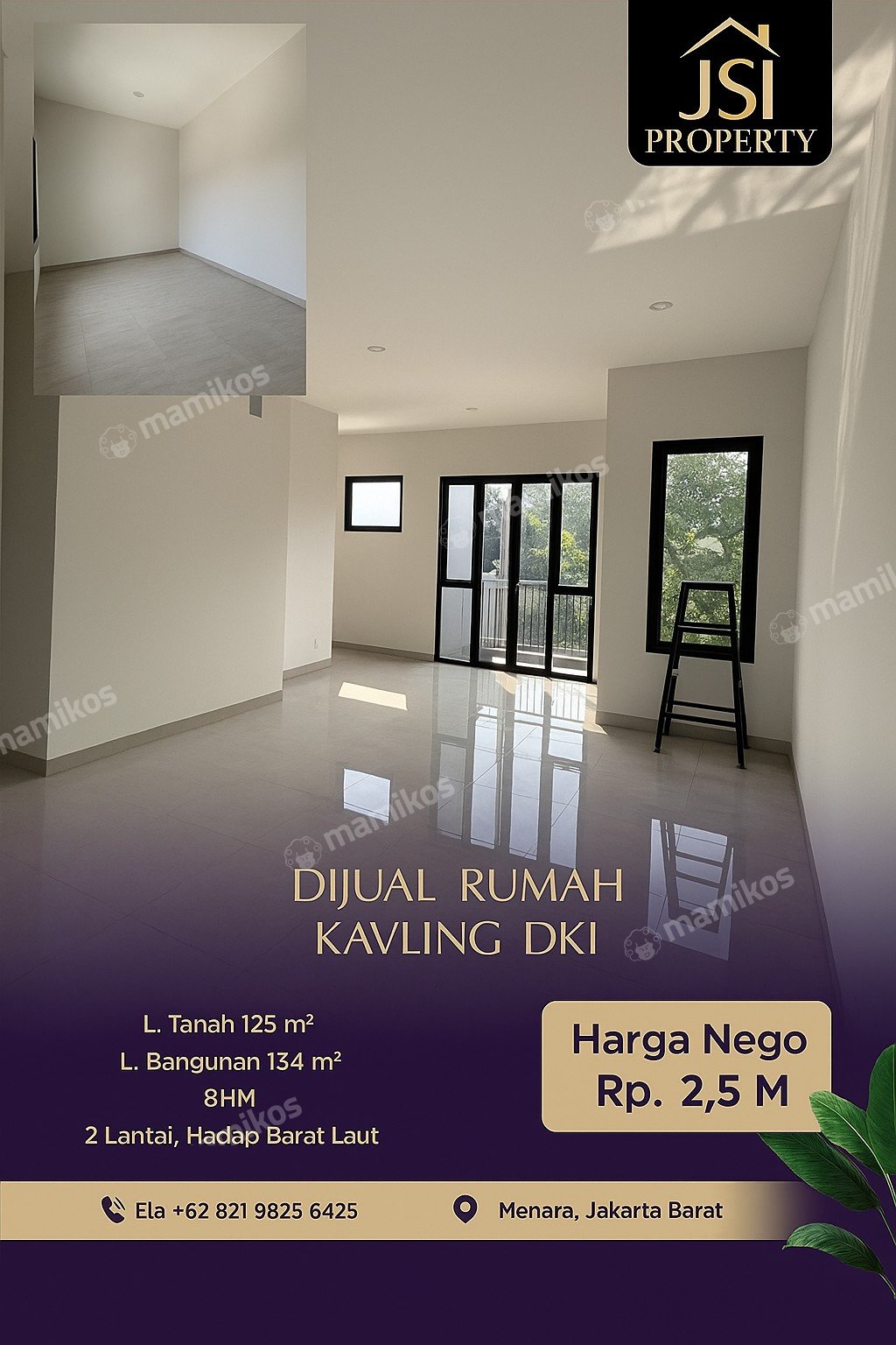Rumah Sertifikat SHM 3 Kamar Tidur 3 Kamar Mandi Kembangan Jakarta Barat - Photo 5