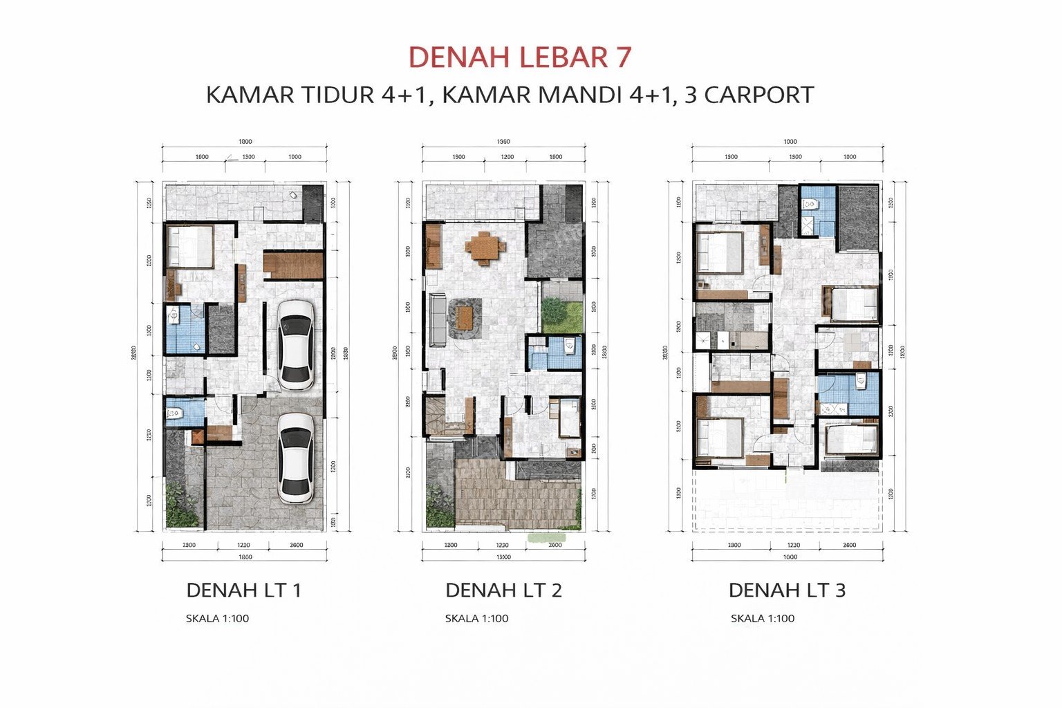 Rumah Sertifikat SHM 4 Kamar Tidur 3 Kamar Mandi Bambu Apus Jakarta Timur - Photo 4